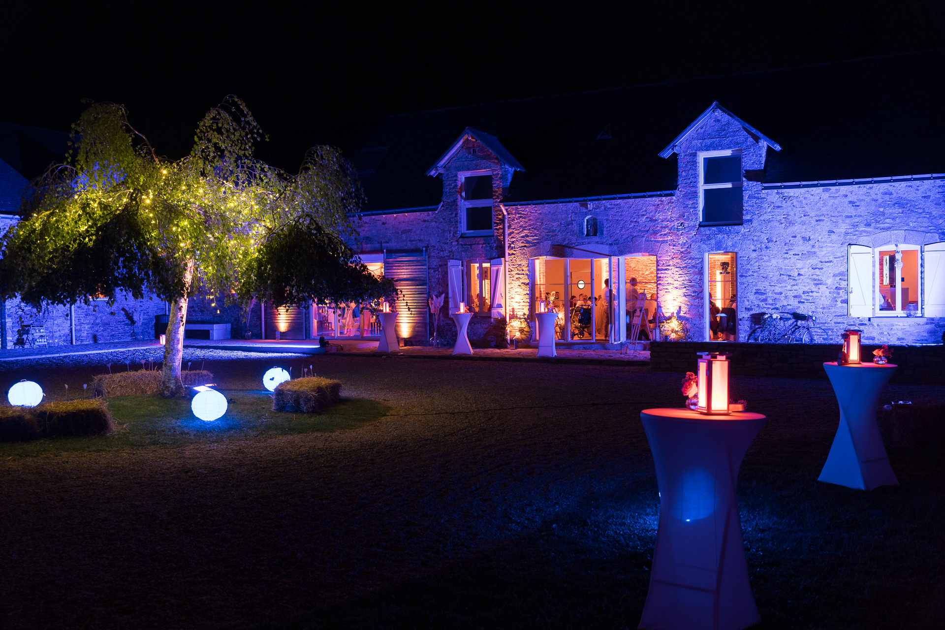 Lire la suite à propos de l’article Réceptions de nuit & lumières | Domaine de Breritz (Caden)