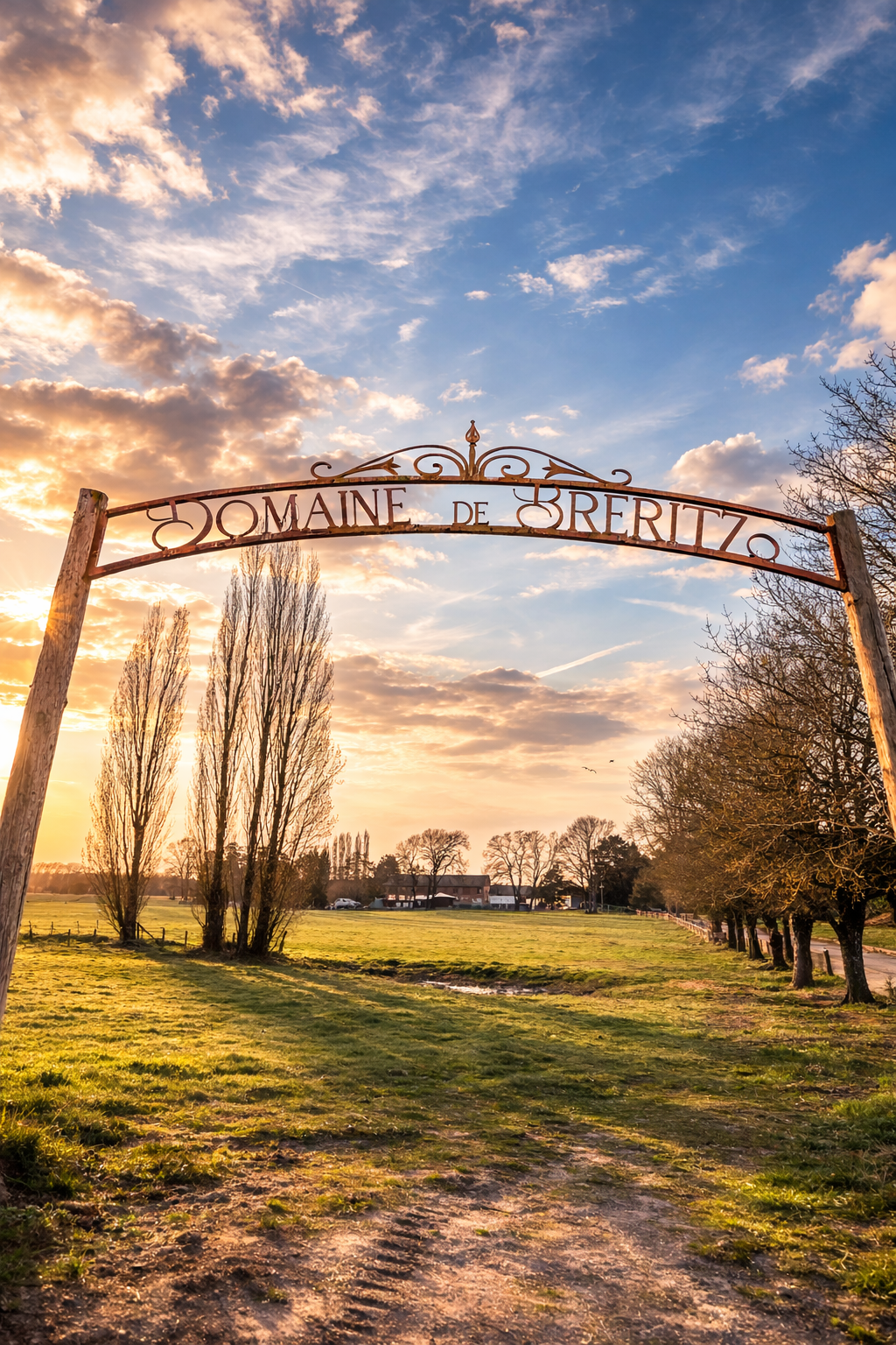 Lire la suite à propos de l’article Une arche se dévoile le long de la route qui mène au domaine